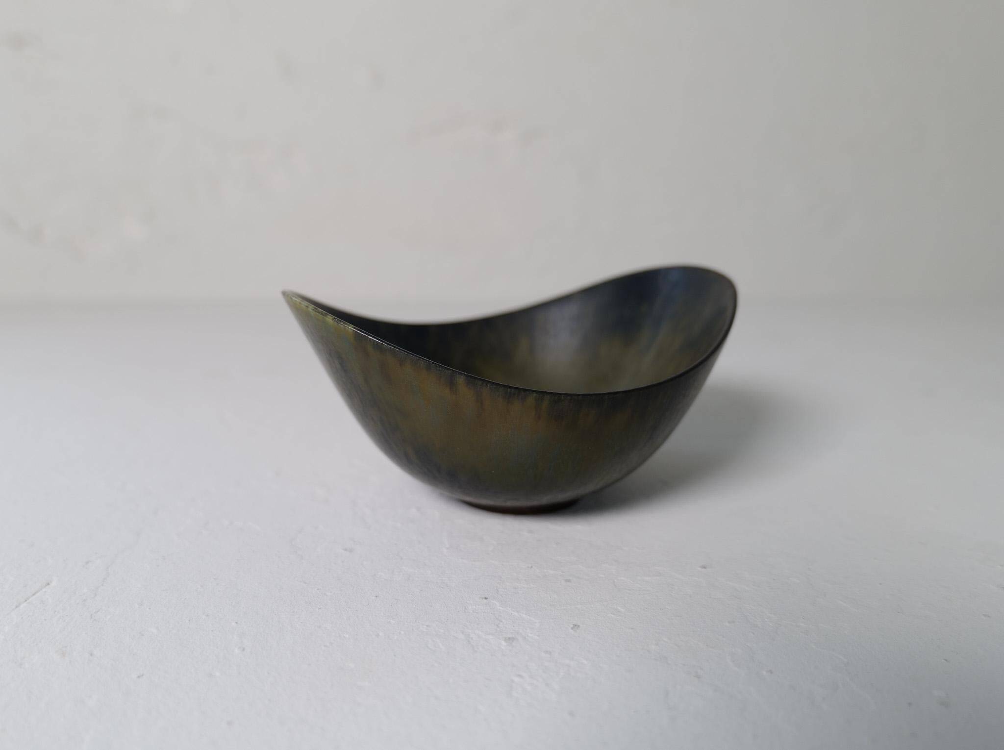 Collection of 3 ceramic vessels by Gunnar Nylund Rörstrand Sweden, 1950s