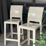 Tabourets bar Kartell one more beige