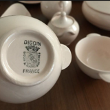 Digoin pink porcelain service