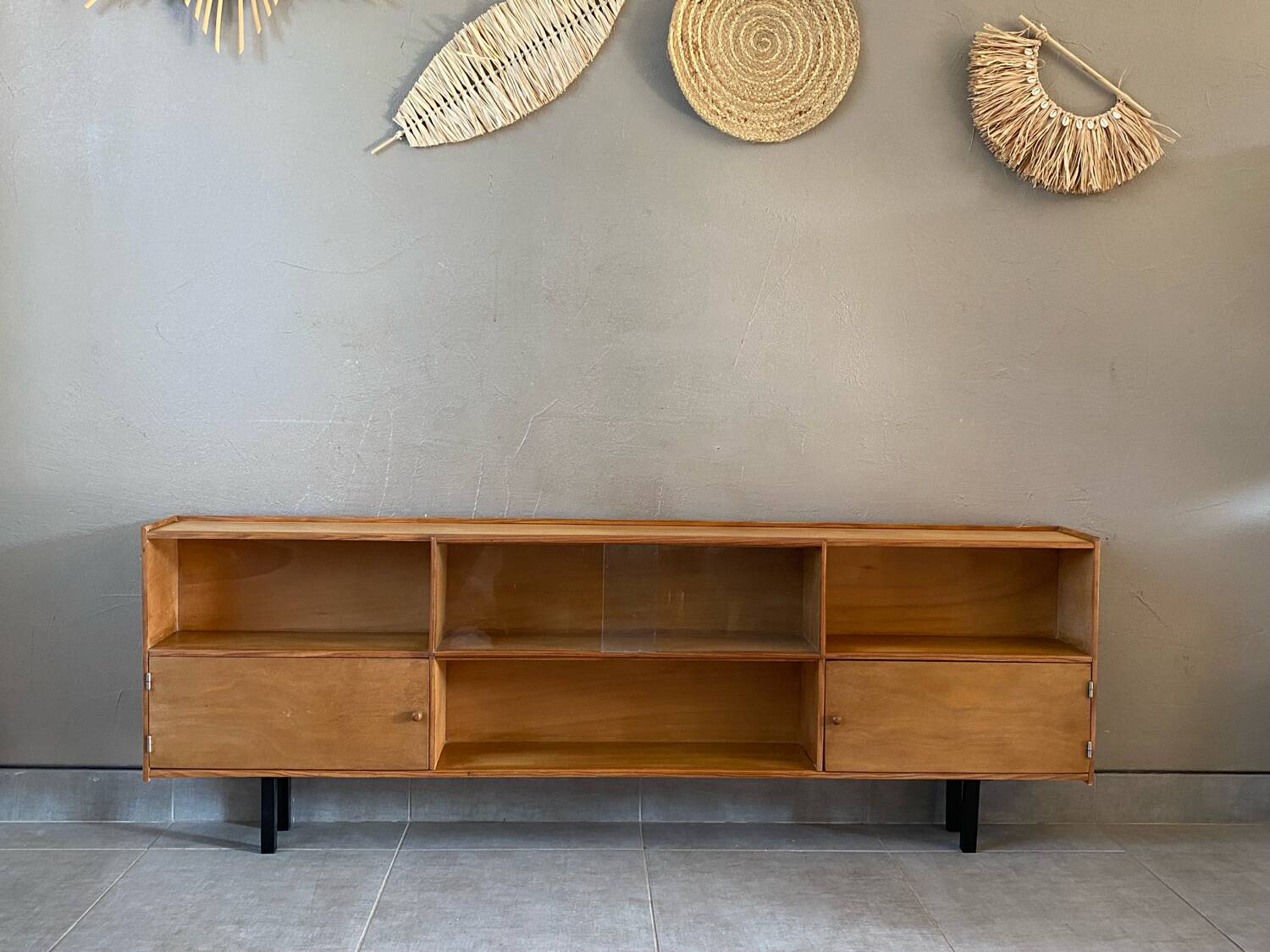 Vintage sideboard 2 levels (shallow)