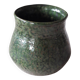 Vintage glazed terracotta vase