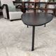 ATOLL table in raw black steel