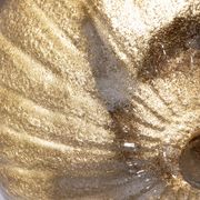 Plafonnier italien en verre de Murano avec détails dorés