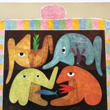 Exhibition poster by victor brauner musée national d'art moderne, 1972