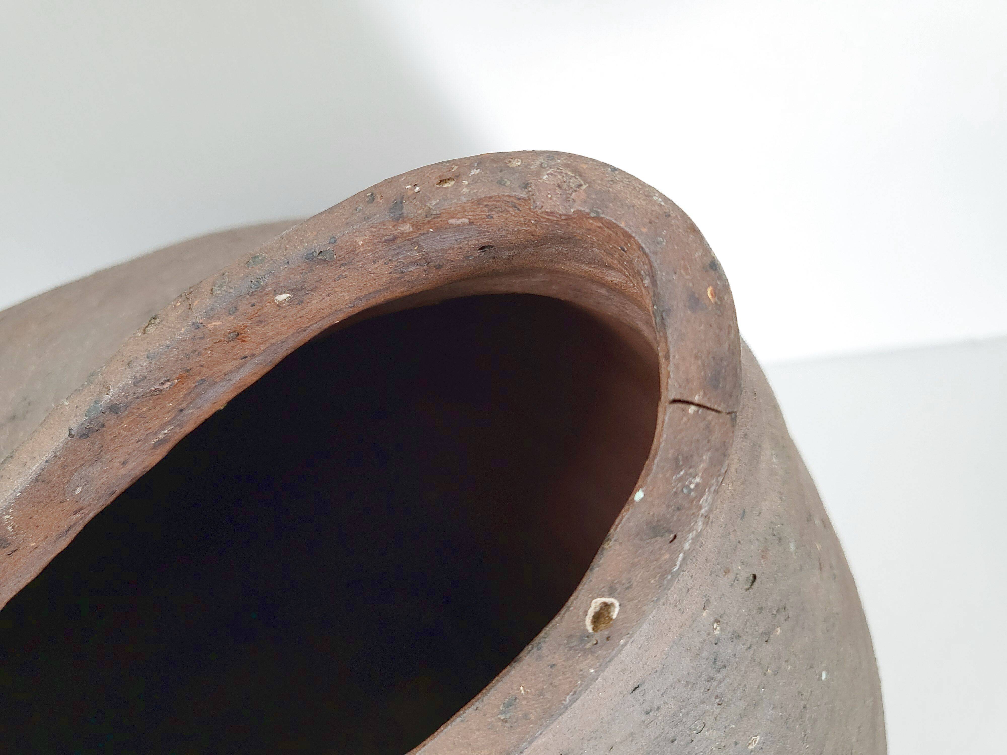 XXL vintage terracotta vase