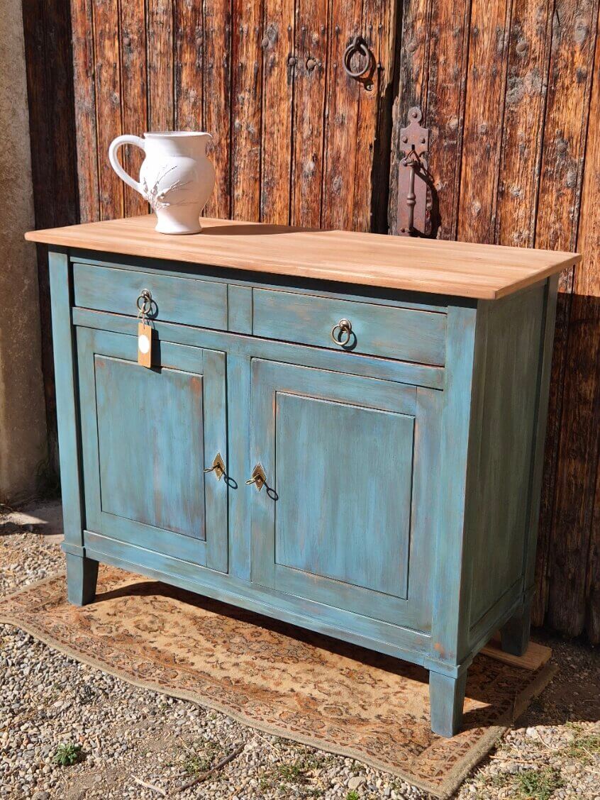 Renovated and distressed antique sideboard | Alexandre