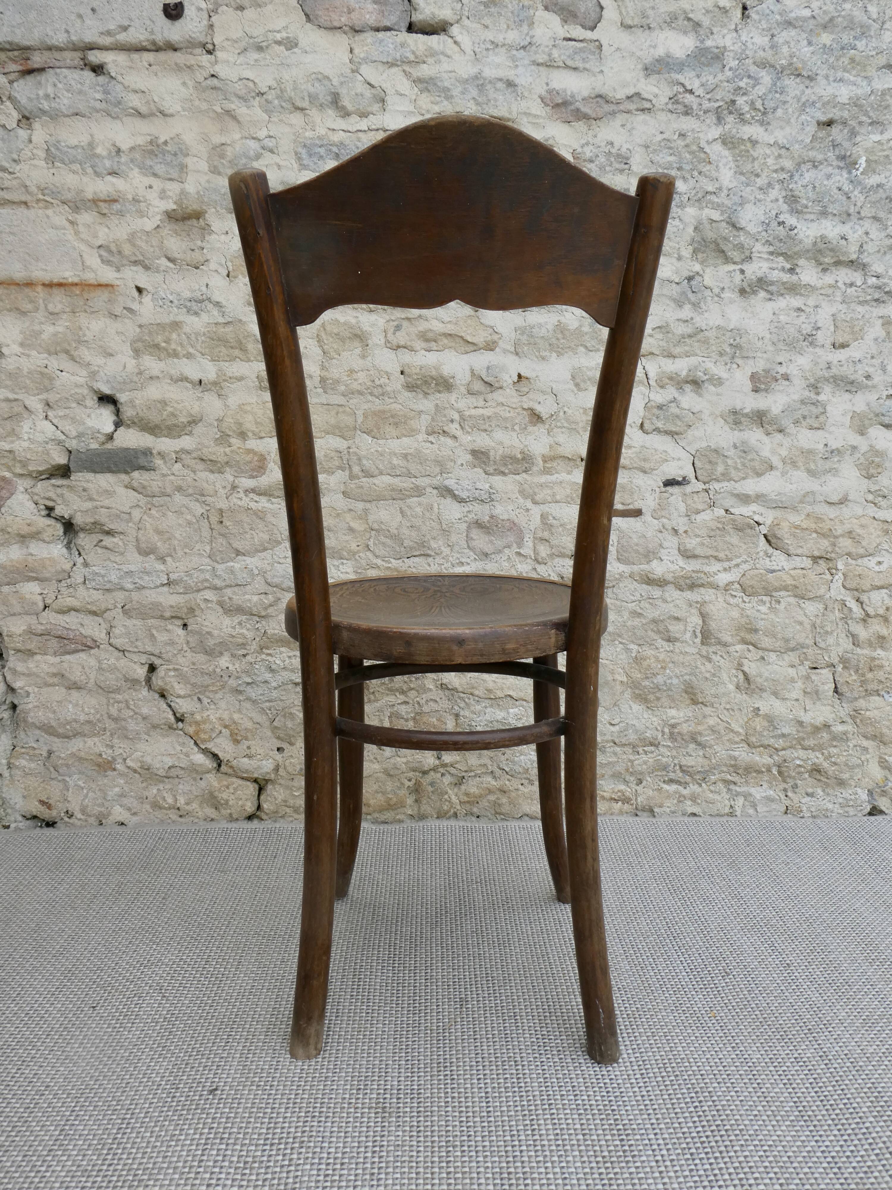 Chaise de bistrot Mundus Vienne Austria, vers 1900