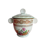 Limoges porcelain sugar vase patterns flowers