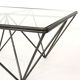 Vintage coffee table in steel wire years 60/70