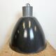 Grande Lampe d'Usine Industrielle en Émail Gris Foncé d'Elektrosvit, 1960s