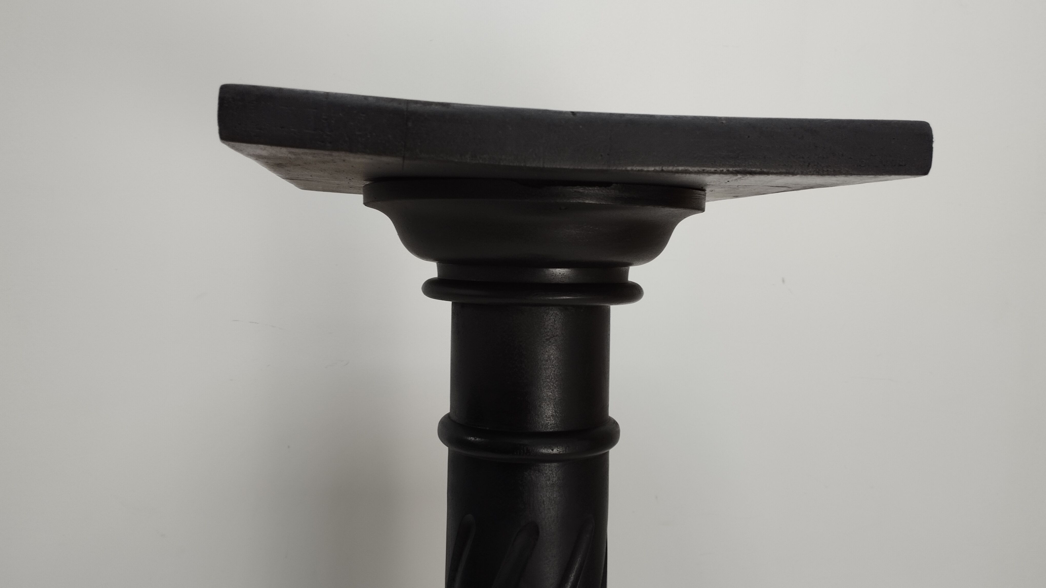 Blackened wooden column early twentieth century
