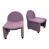 Pair of Arfa armchairs circa 1980