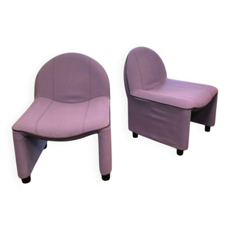 Pair of Arfa armchairs circa 1980