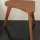 Tablette d’appoint tripode, bout de canapé 1950