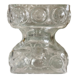 Candle holder vase Tamara Aladdin glass Riihimaki Finland 60s 70s