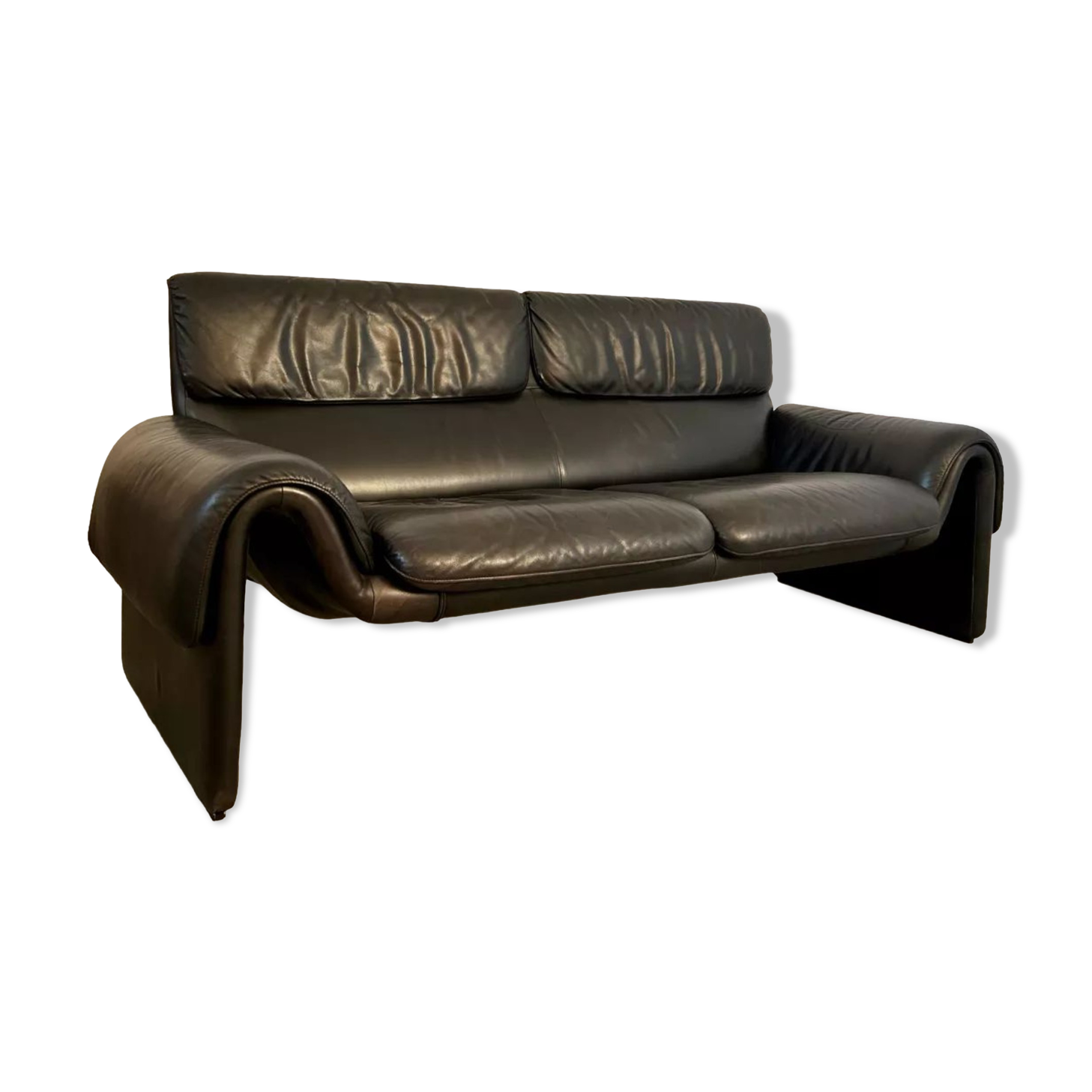 Sofa DESEDE DS-2011 2/3 seater vintage leather design of the 80s