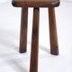 Tabouret tripode en bois