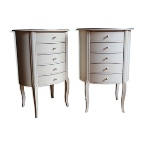 Lot de 2 tables de chevet