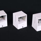 Modern Minimalist Metal Square Sconces by Philips - Set of 7