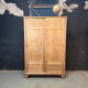 Vintage sliding wardrobe natural oak