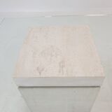 Italian travertine coffee table 1980s