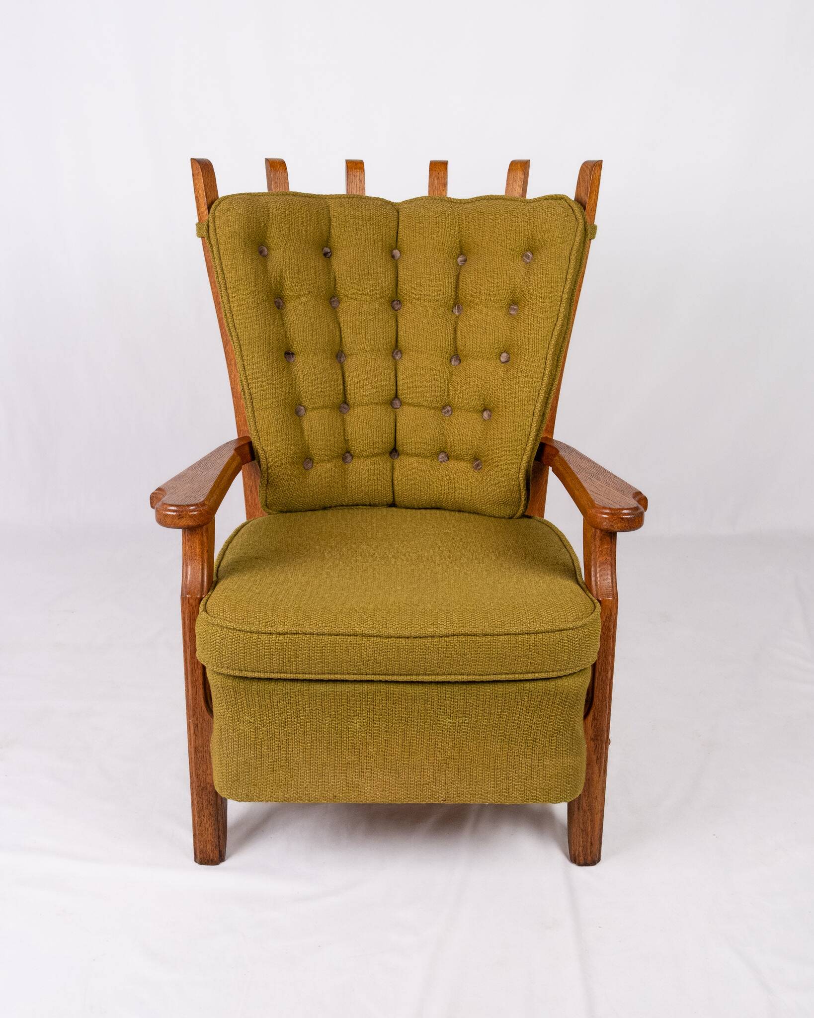 Reclining Armchair, by Guillerme and Chambron, for Your Home, 1950s