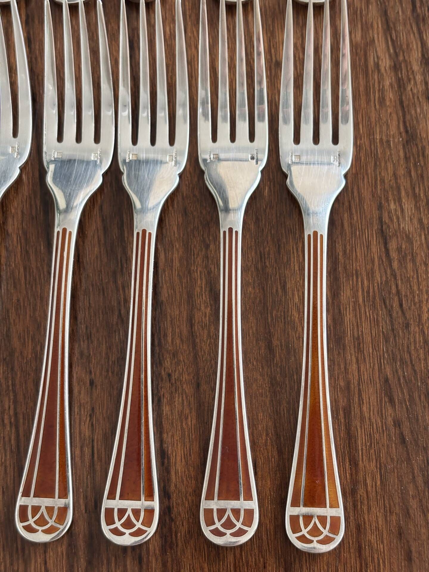6 fish cutlery Christofle Talisman