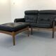 Sofa and Pouffe by E. Merthen, Ire Møbler, Sweden, 1960s