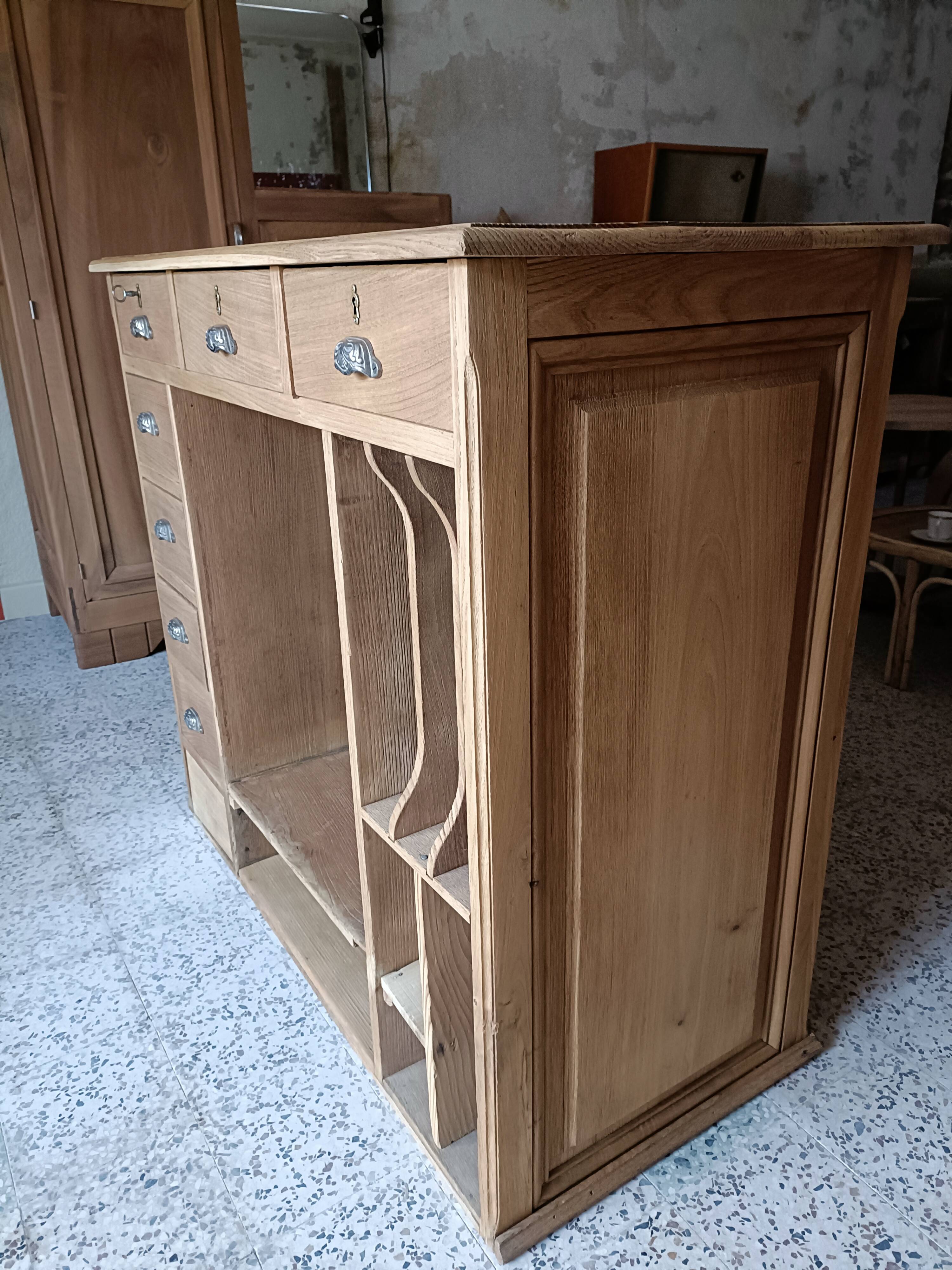 Renovated shop counter