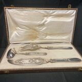 Argenterie, service à poisson 3 pièces style Empire début XXème