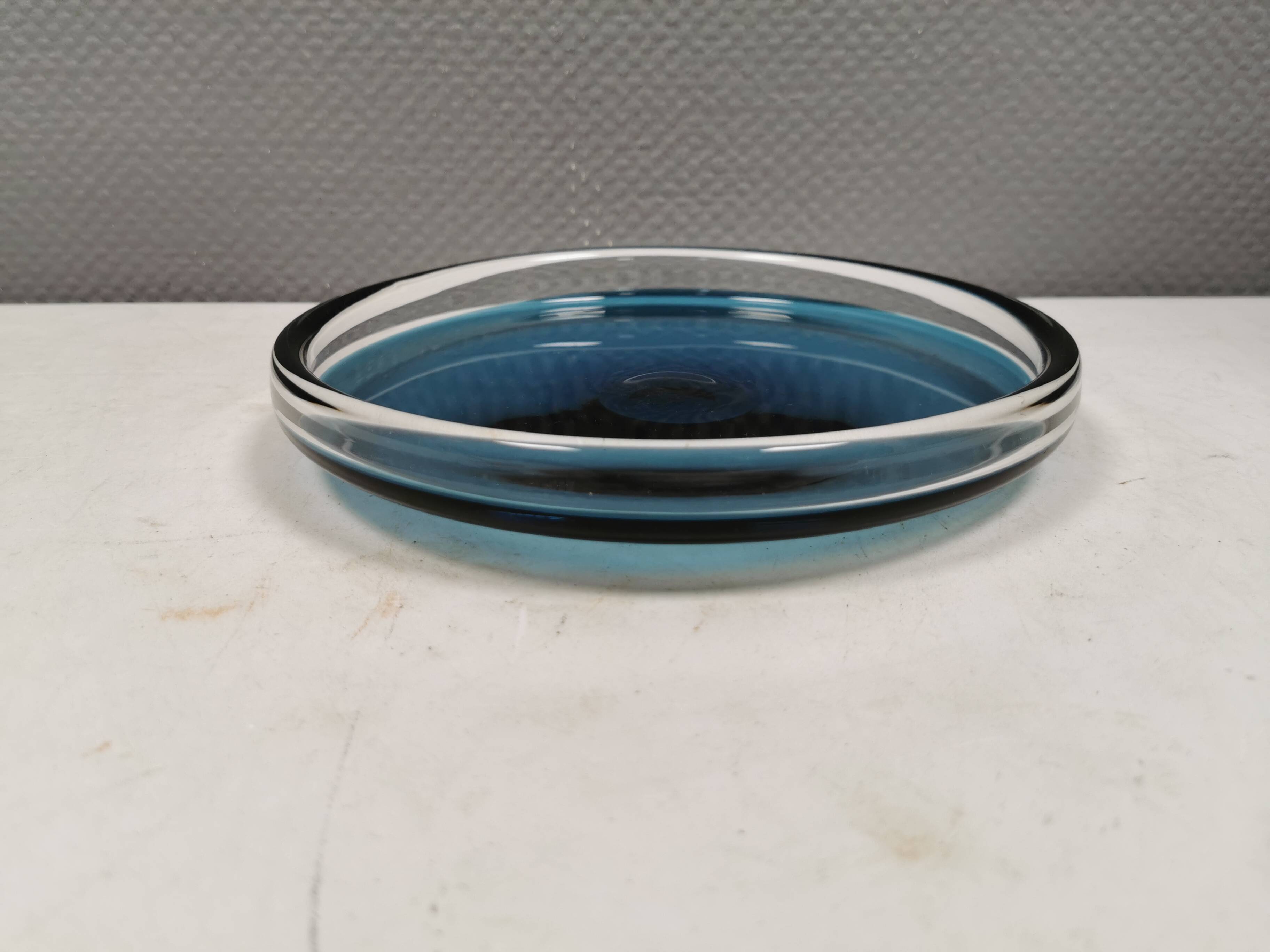 Dish in hard pressed glass