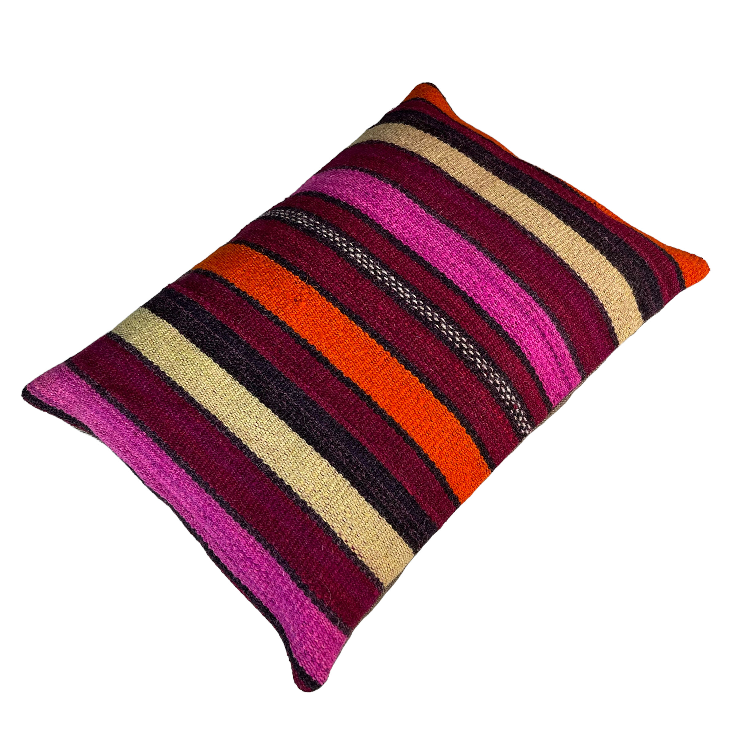 Housse de coussin vintage turque faite à la main, 40 x 60 cm