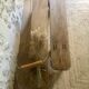 Antique wooden farm bench