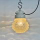 Vintage White Porcelain Pendant Light, 1970s