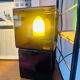 Vintage smoked plexiglass lamp