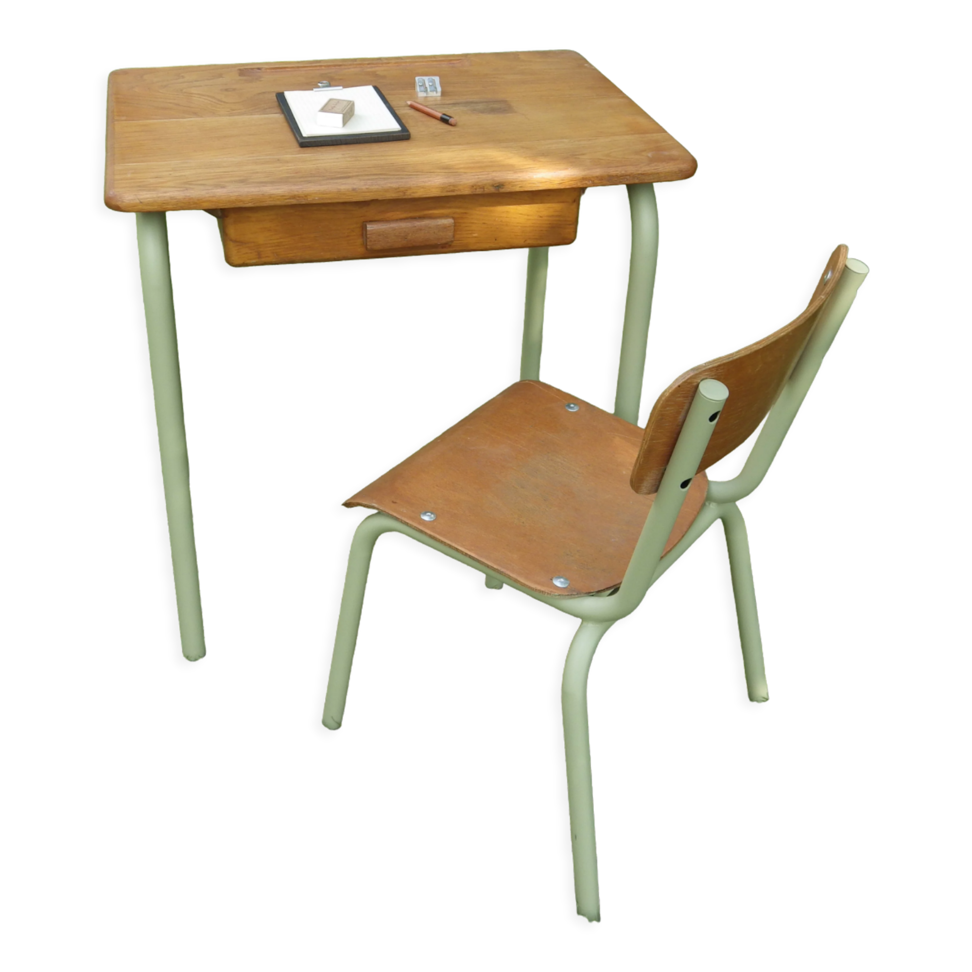 Pupitre enfant et chaise 1960 -2