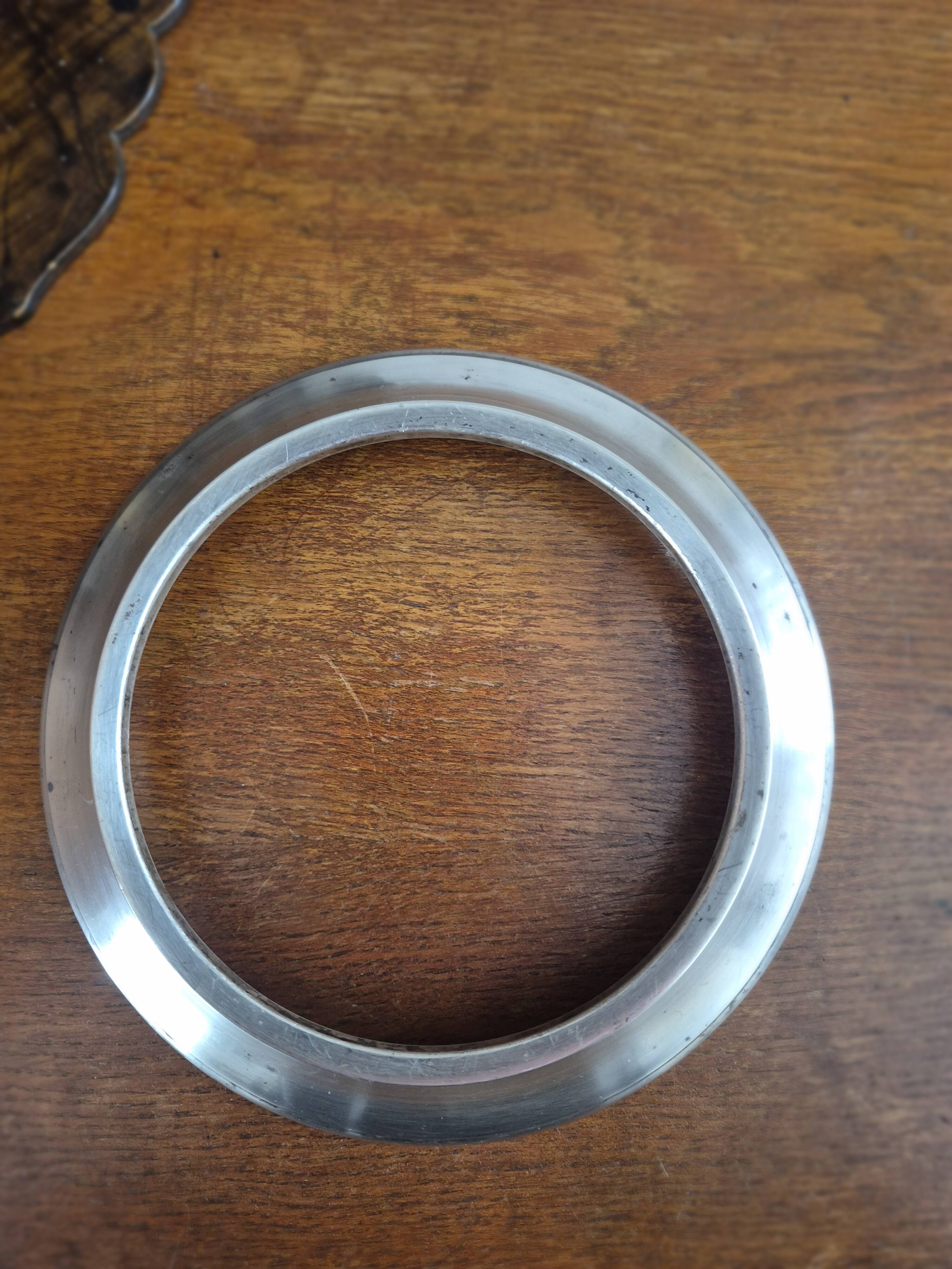 Vintage 70's glass caviar serving bowl