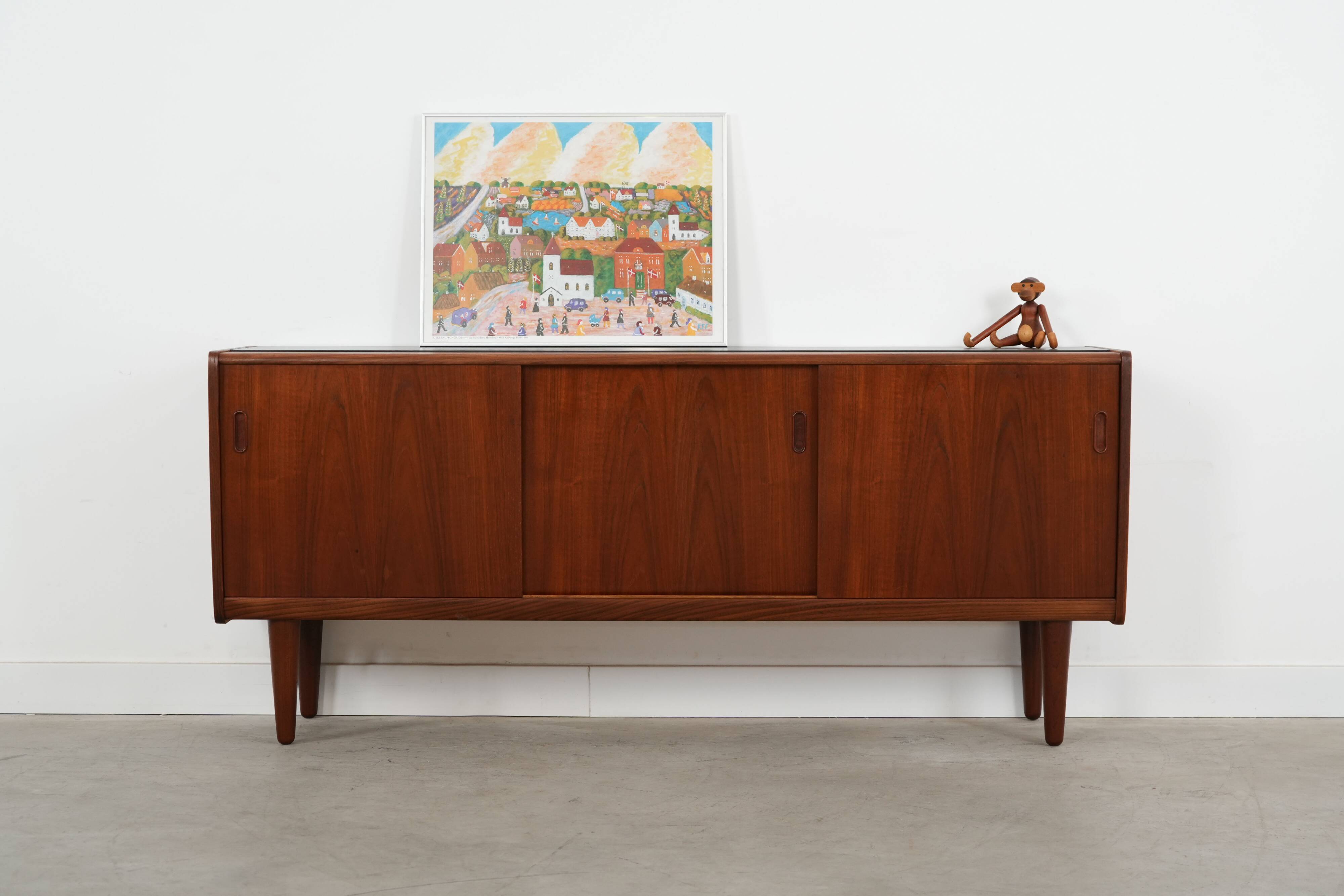 Teak sideboard, Danish design, 1970s, production: Denmark