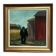 Swedish Oil on panel "man standing" by Svan Grandin, Vintage & Framed 40×38cm