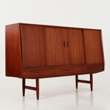 Teak highboard, Danish design, 1970s, production: Denmark