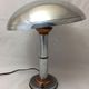 Lampe en chrome 1930 double patine art deco metal doré et cuivre