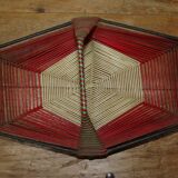 Vintage scoubidou table basket