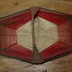Panier de table vintage en scoubidous