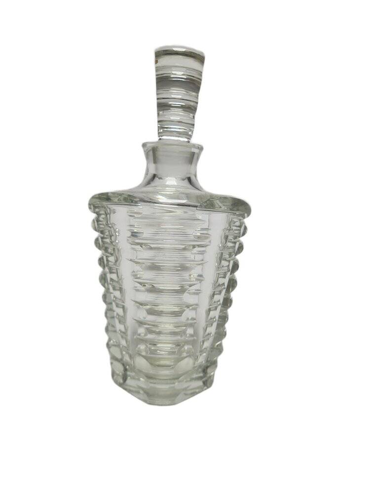 Czechoslovakian Art Deco carafe by I. Pastrankova for Moser, 1950s
