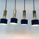 Italian pendant lamps, Italy, 1960s, set of 4