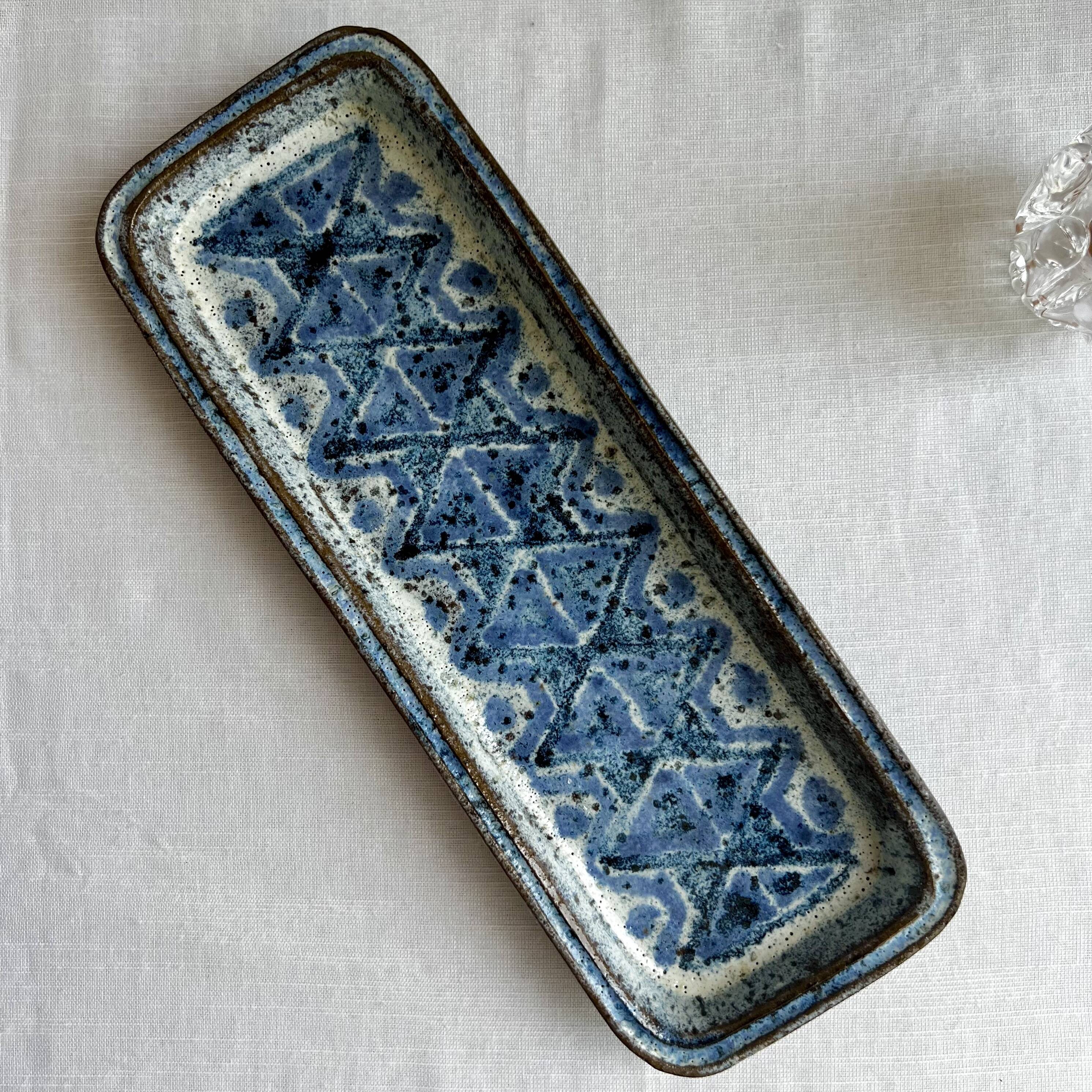 Mural Plate in Stoneware Herluf Gottschalk Olsen – Illum Bolighus, 1960