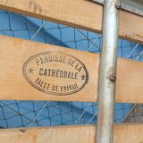 Vintage bench from the 60s - school - administration - parish - convent