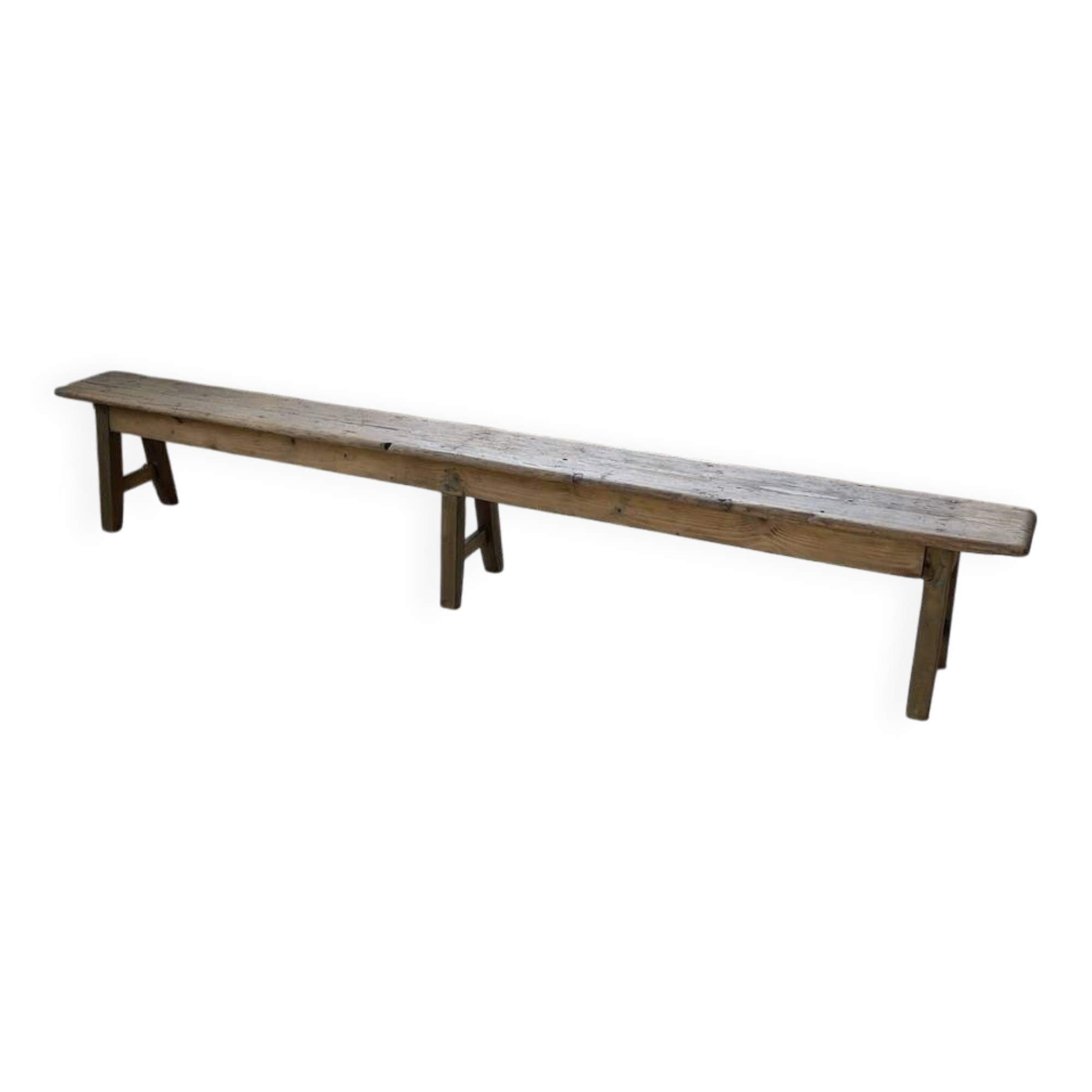 XL pine and oak bench 280 cm