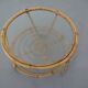 Italian Bamboo & Glass Coffee Table, 1950s