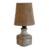 Danish ceramic and rope lamp 1960